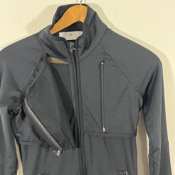 Adidas by Stella McCartnet ASMC Black Training Jacket Size XS Style O56354 - Picture 6 of 12